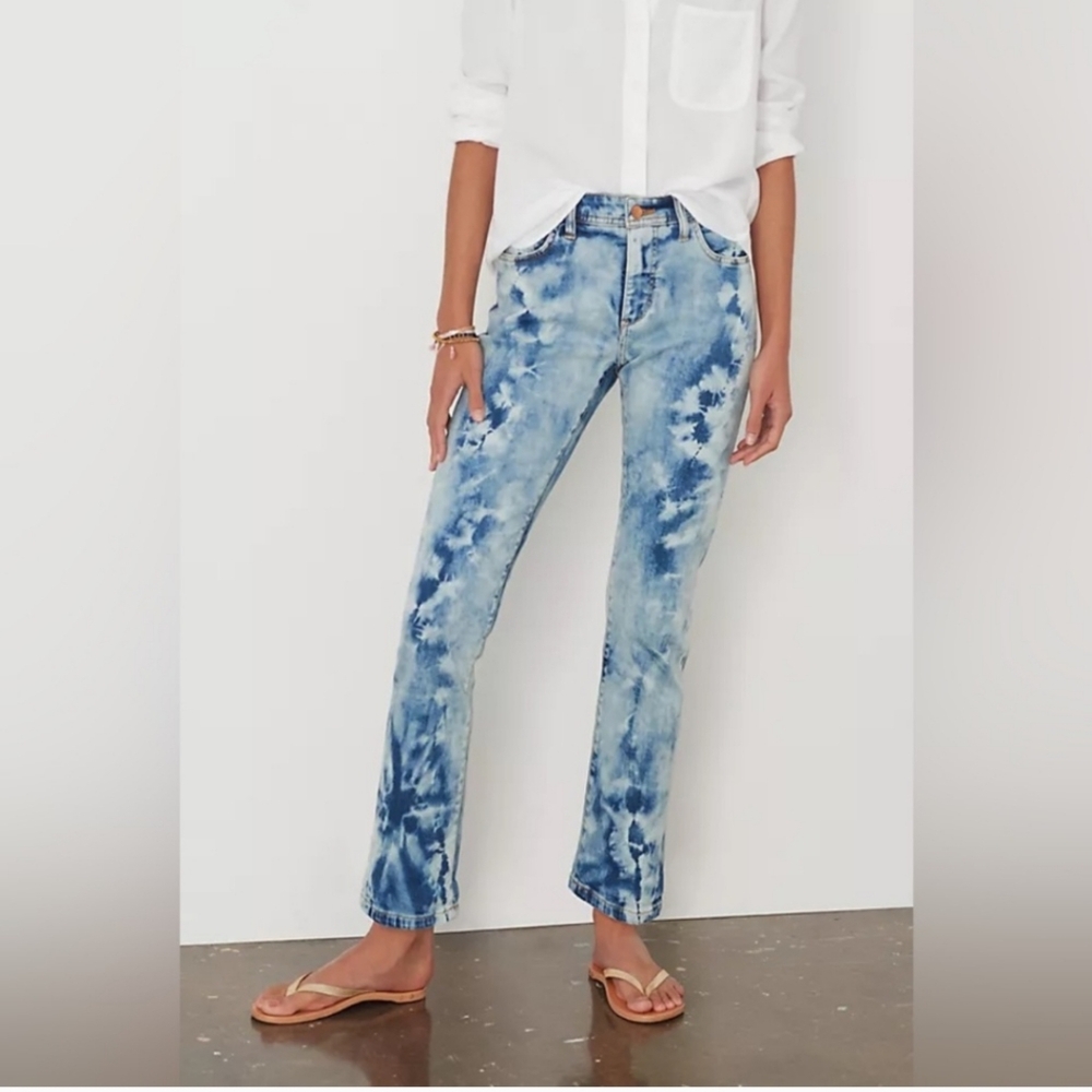 HOST PICK Pilcro The Slim Boyfriend Jeans Anthropologie Tie Die Fit like 27 - Picture 3 of 16